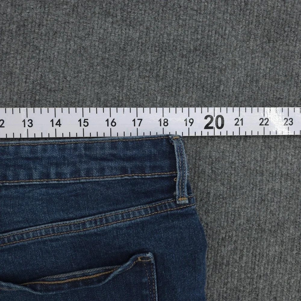 Old Navy Jeans Womens 18 Blue Extra High Rise Flare Button Fly Stretch Denim‎